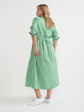 Load image into Gallery viewer, The Stripe Cotton Shirt Dress