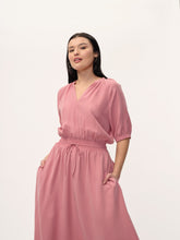 Load image into Gallery viewer, The Tencel Gathered-Waist Dress
