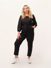 Load image into Gallery viewer, The Belted Linen Blend Jumpsuit
