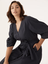 Load image into Gallery viewer, The V-Neck Flared Cotton Dress
