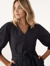 Load image into Gallery viewer, The V-Neck Flared Cotton Dress
