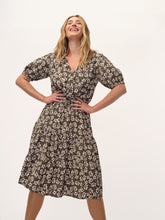 Load image into Gallery viewer, The Gathered Waist Floral Dress

