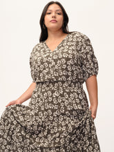 Load image into Gallery viewer, The Gathered Waist Floral Dress
