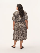 Load image into Gallery viewer, The Gathered Waist Floral Dress
