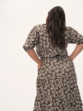 Load image into Gallery viewer, The Gathered Waist Floral Dress
