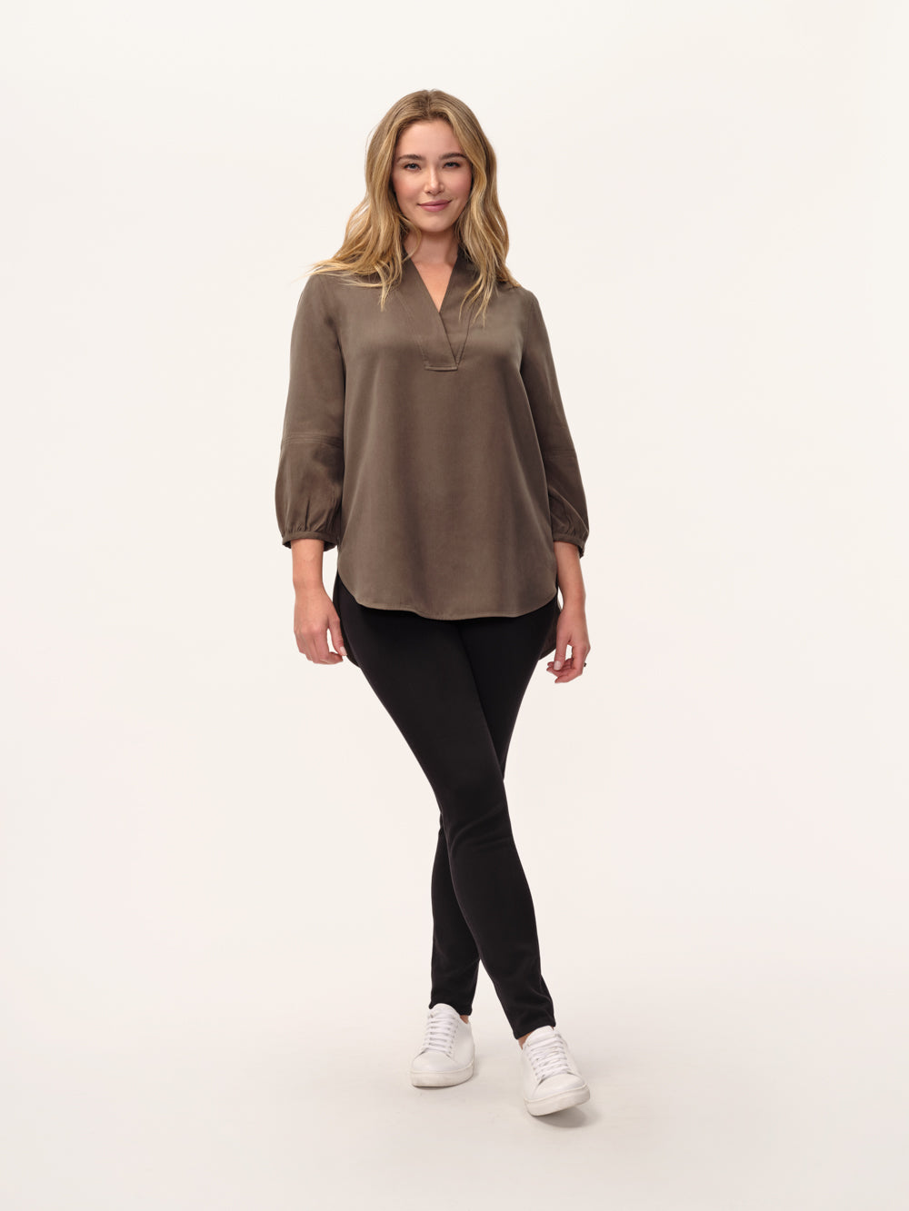 The Statement Sleeve Tencel Tunic