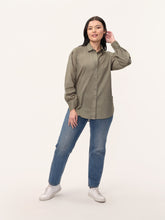 Load image into Gallery viewer, The Relaxed Cotton Button-Down Shirt
