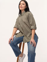 Load image into Gallery viewer, The Relaxed Cotton Button-Down Shirt
