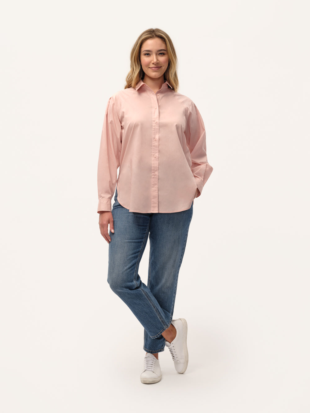 The Relaxed Cotton Button-Down Shirt