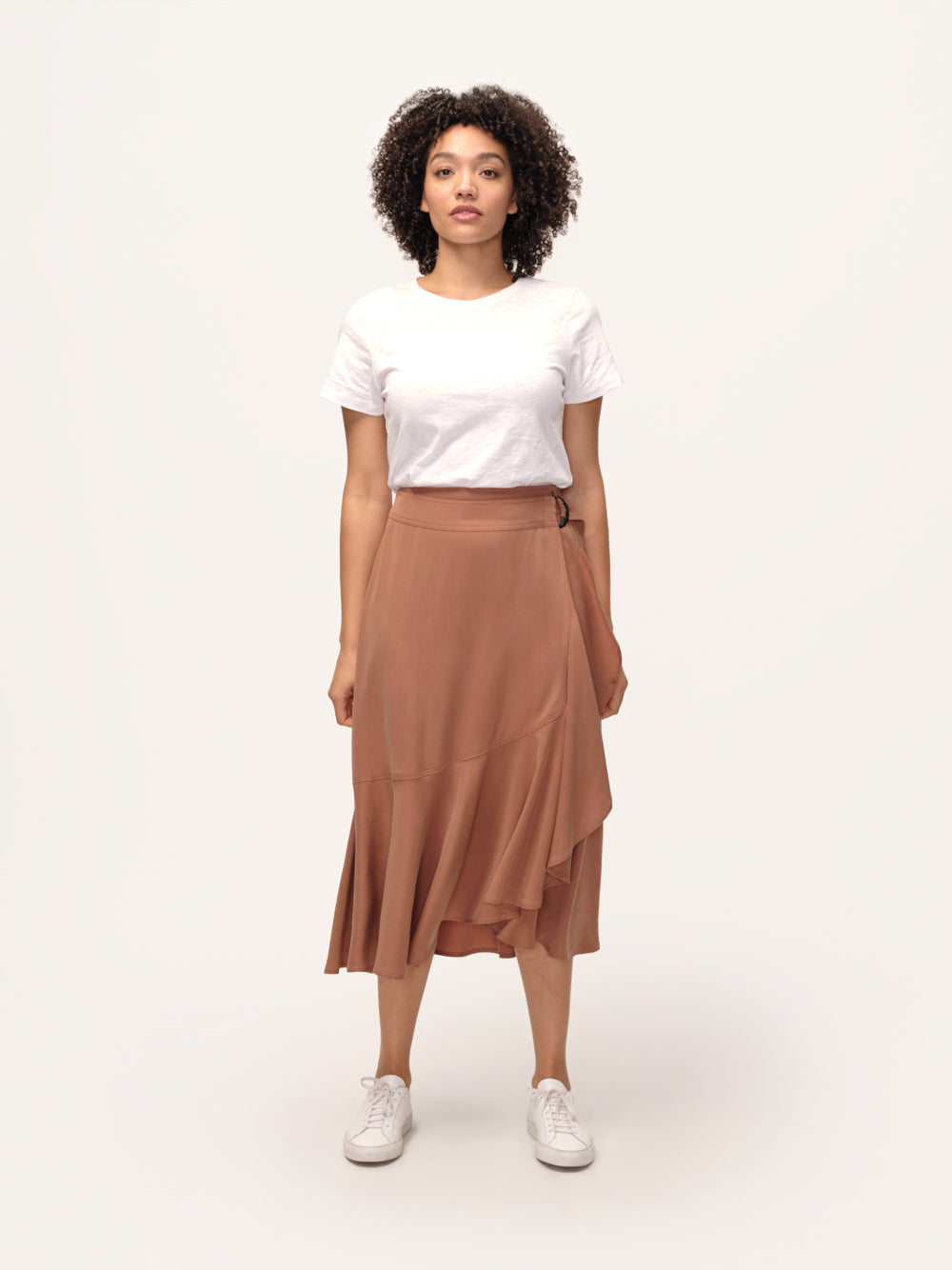The Tencel Ruffle Skirt