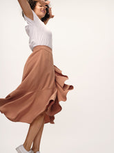 Load image into Gallery viewer, The Tencel Ruffle Skirt
