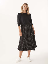 Load image into Gallery viewer, The Spotted Pleat Midi Skirt
