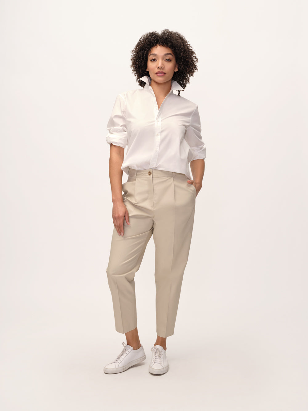 The Classic Cotton Pleat Pant