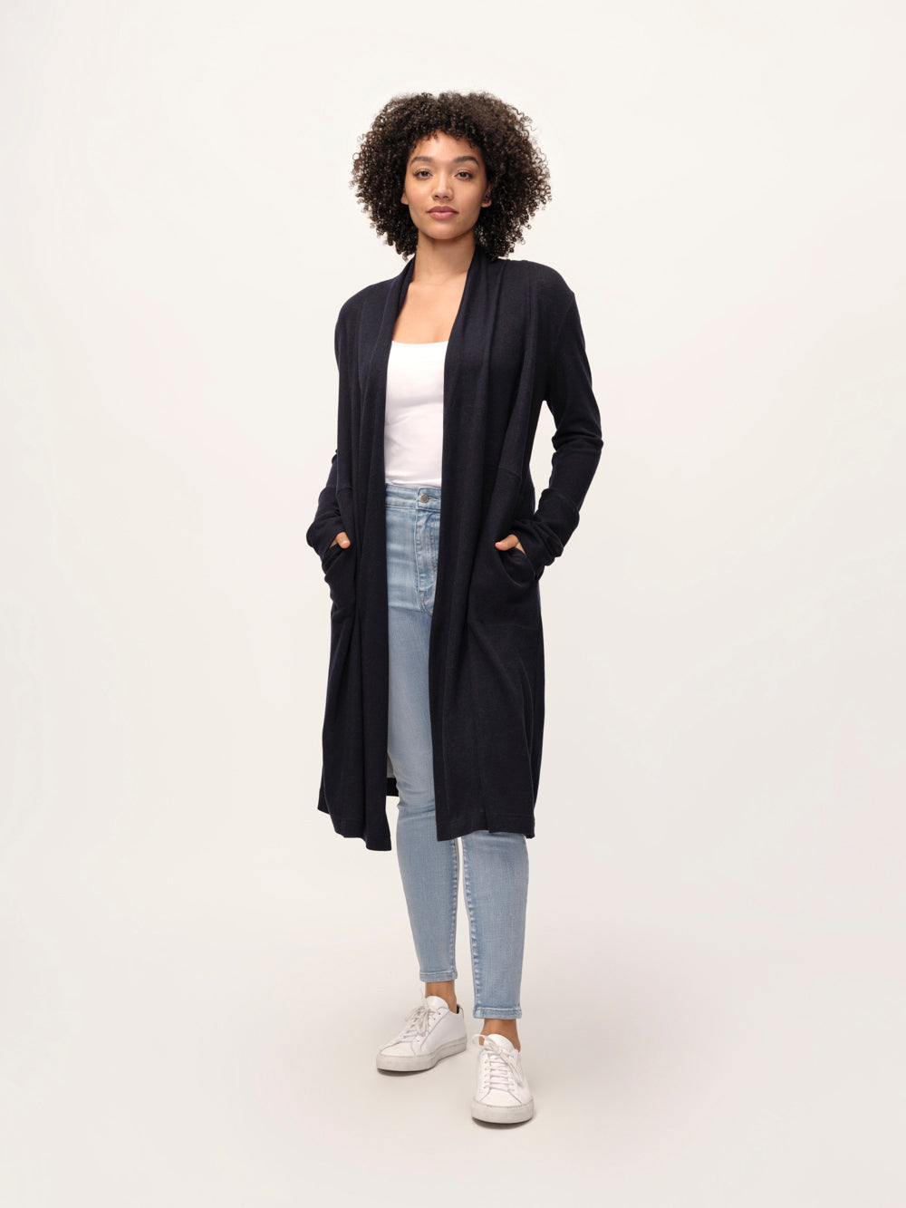 The Easy Layering Jersey Cardigan