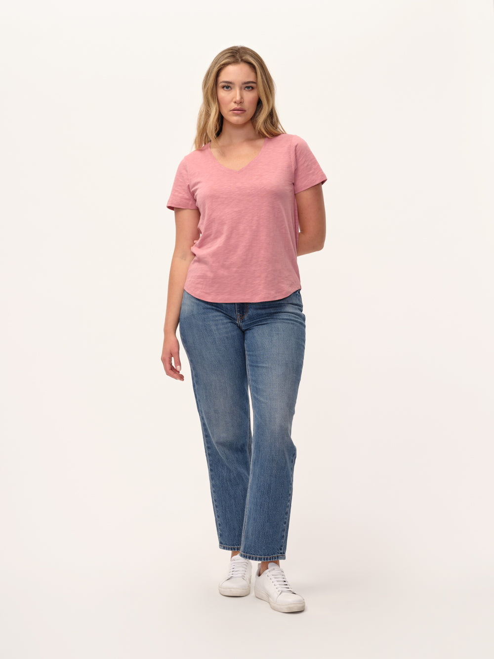 Common Standard Cotton V-Neck Tee