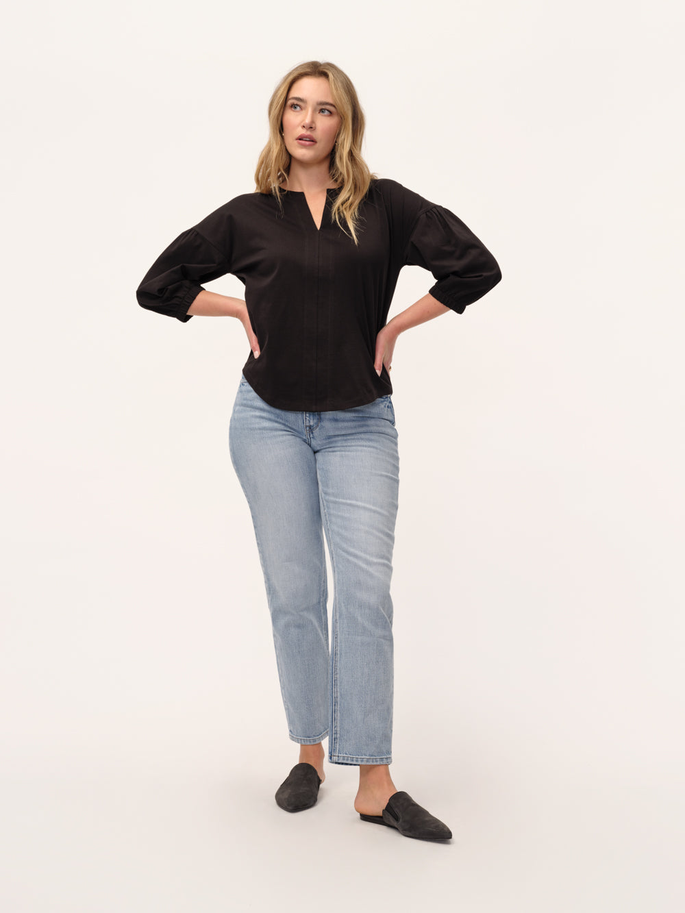 The Cotton Statement Sleeve Top