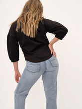Load image into Gallery viewer, The Cotton Statement Sleeve Top

