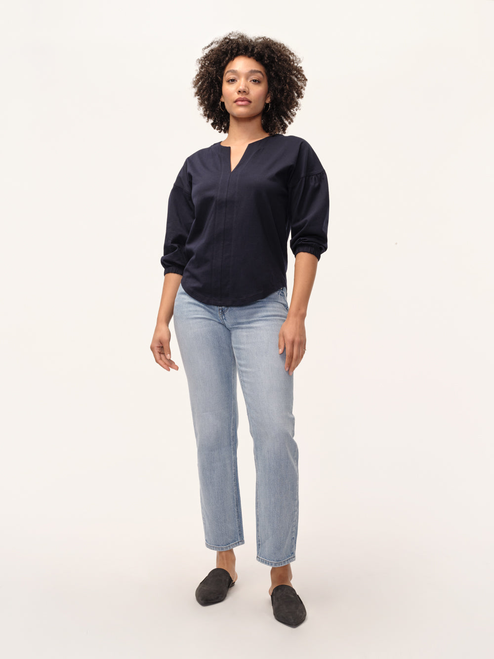The Cotton Statement Sleeve Top