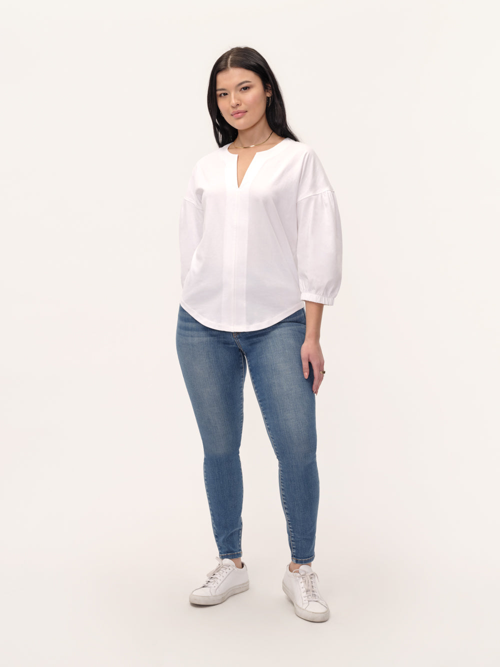 The Cotton Statement Sleeve Top