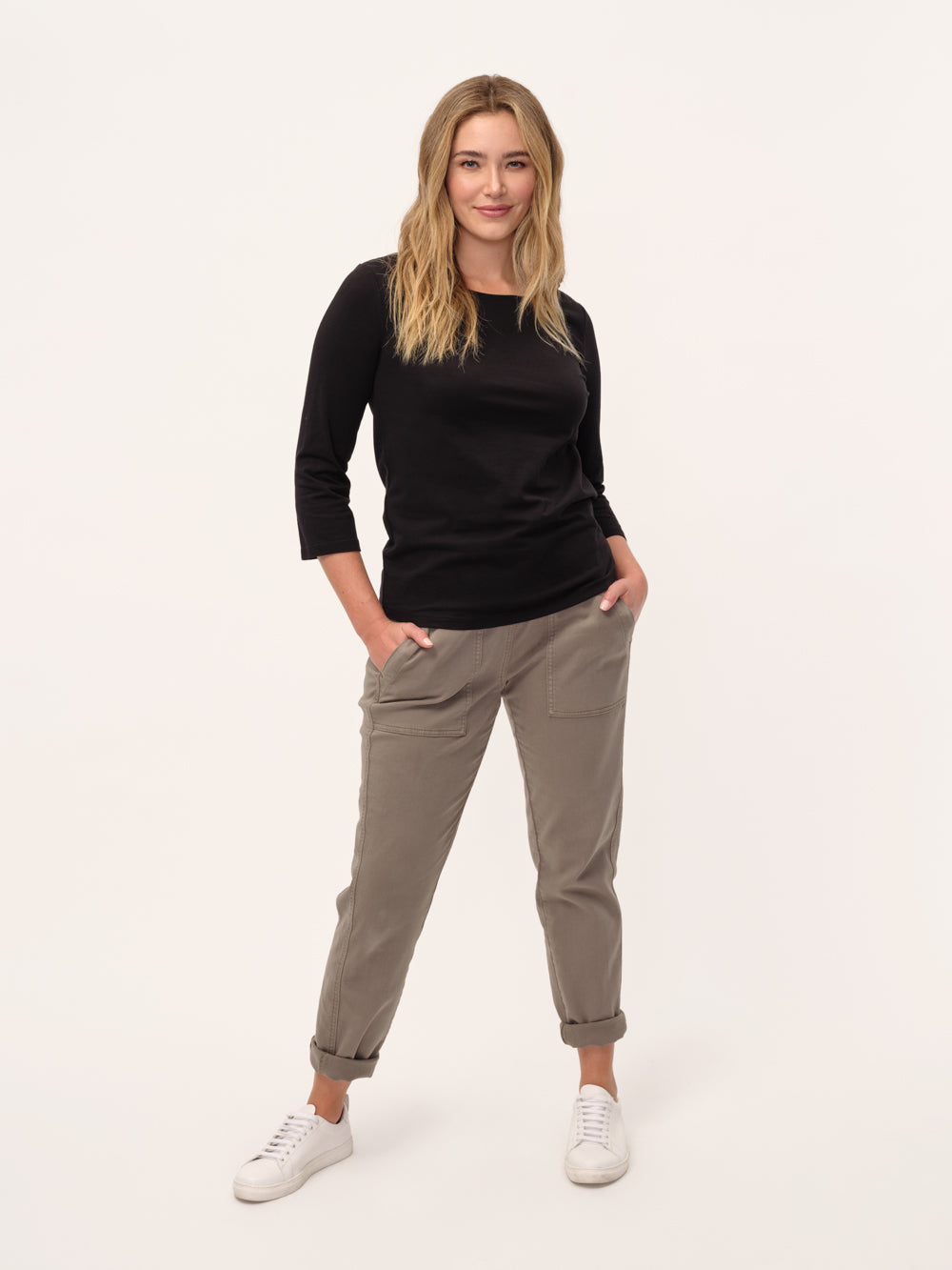 Common Standard Organic Cotton Crop Sleeve Tee